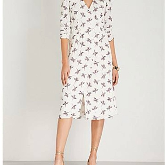 ba&sh Dresses & Skirts - ba&sh White Cream Sundress V-Neck 3/4 Sleeve